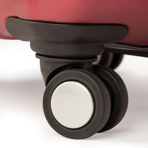 KOVČEK SCANDINAVIA POTOVALNI TRDI 40 LIT RDEČE BARVE