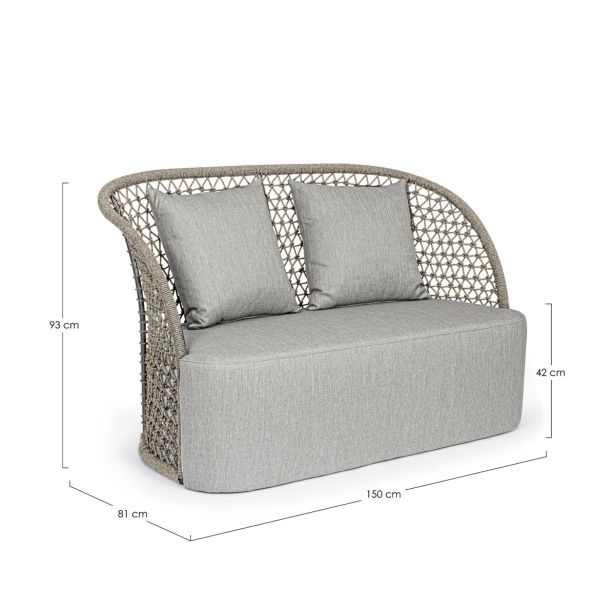 KOVINSKA KLOP BIZZOTTO CUYEN SAND, ZA 2 OSEBI