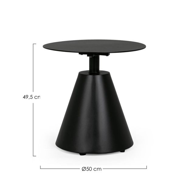 KOVINSKA MIZA BIZZOTTO ALOHA, FI 50 CM