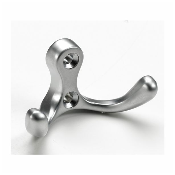 KOVINSKA OBEŠALNA KLJUKA HETTICH DIY DVE KLJUKI MAT KROM