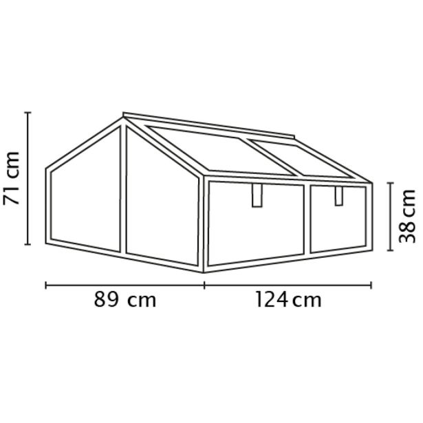 KOVINSKA VISOKA GREDA VITAVIA GAMMA ESG, ČRNA
