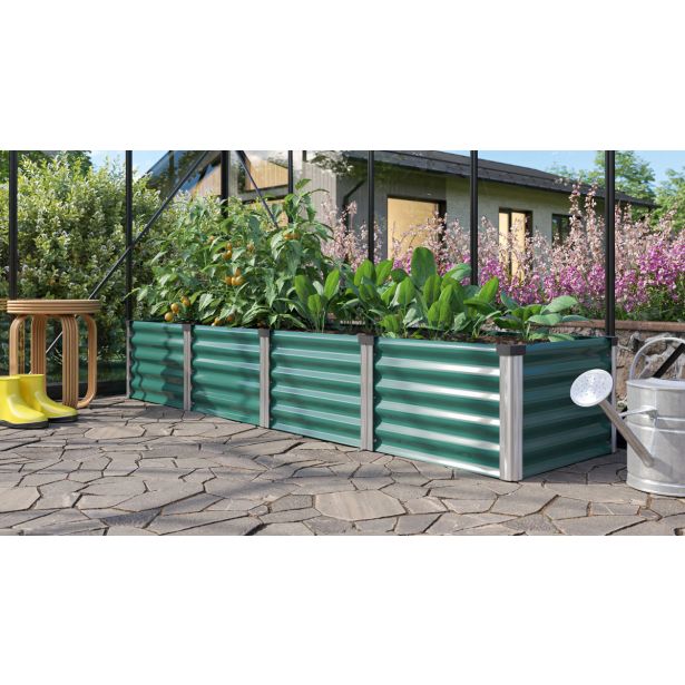 KOVINSKA VISOKA GREDA VITAVIA LINUS IN&OUT 401 L MORSKA TRAVA/ALUM.