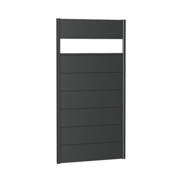 KOVINSKA VRTNA GREDA BIOHORT 4.4X96X182 CM PANELI Z AKRILNIM STEKLOM