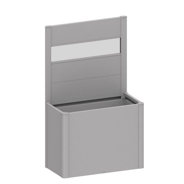 KOVINSKA VRTNA GREDA BIOHORT 4X102X91 CM PANELI Z AKRILNIM STEKLOM 1M