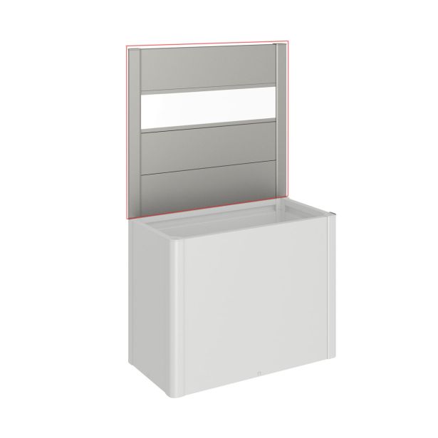 KOVINSKA VRTNA GREDA BIOHORT 4X102X91 CM PANELI Z AKRILNIM STEKLOM 1M