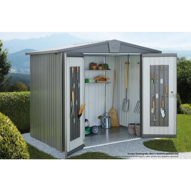 KOVINSKA VRTNA HIŠKA BIOHORT 172X84 CM EVROPA 1