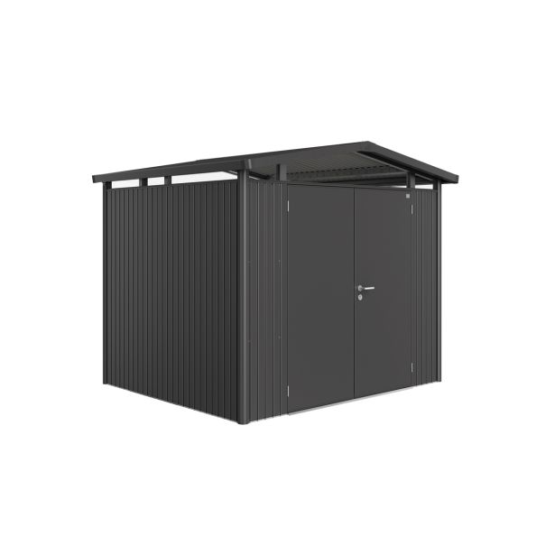 KOVINSKA VRTNA HIŠKA BIOHORT 273X238 CM PANORAMA P3 DVOJNA VRATA