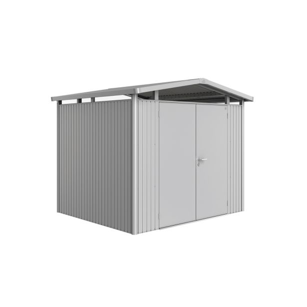 KOVINSKA VRTNA HIŠKA BIOHORT 273X238 CM PANORAMA P4 DVOJNA VRATA