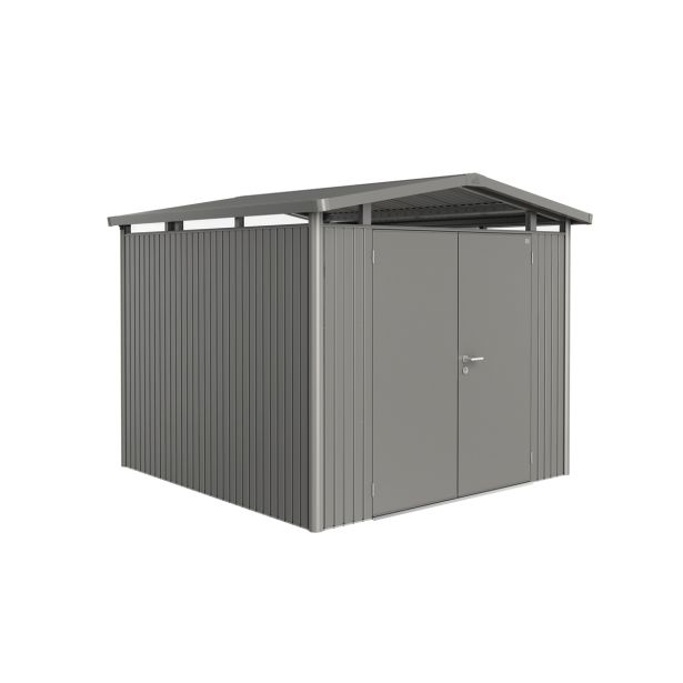 KOVINSKA VRTNA HIŠKA BIOHORT 273X278 CM PANORAMA P5 DVOJNA VRATA