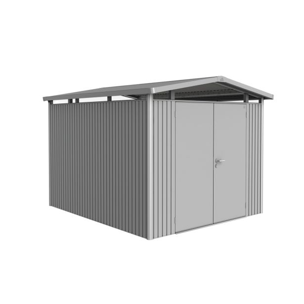 KOVINSKA VRTNA HIŠKA BIOHORT 273X318 CM PANORAMA P6 DVOJNA VRATA