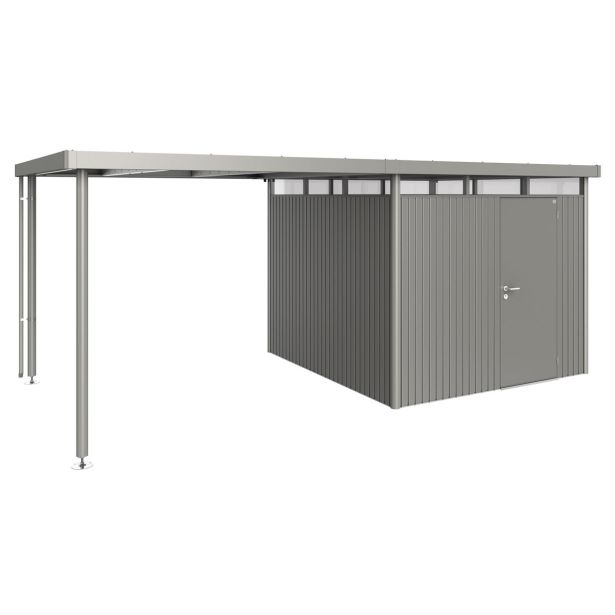 KOVINSKA VRTNA HIŠKA BIOHORT 275X275 CM HIGHLINE H4 DVOJNA VRATA