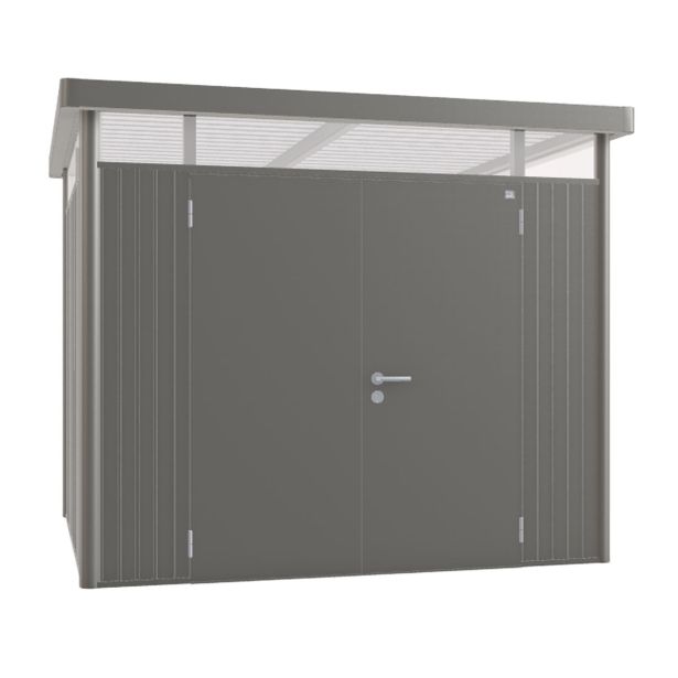 KOVINSKA VRTNA HIŠKA BIOHORT 275X315 CM HIGHLINE H5 DVOJNA VRATA