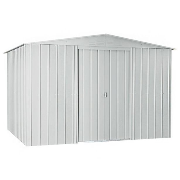 KOVINSKA VRTNA HIŠKA GLOBEL DREAM 1010 SREBRNA Š296 X G300 X V203 CM