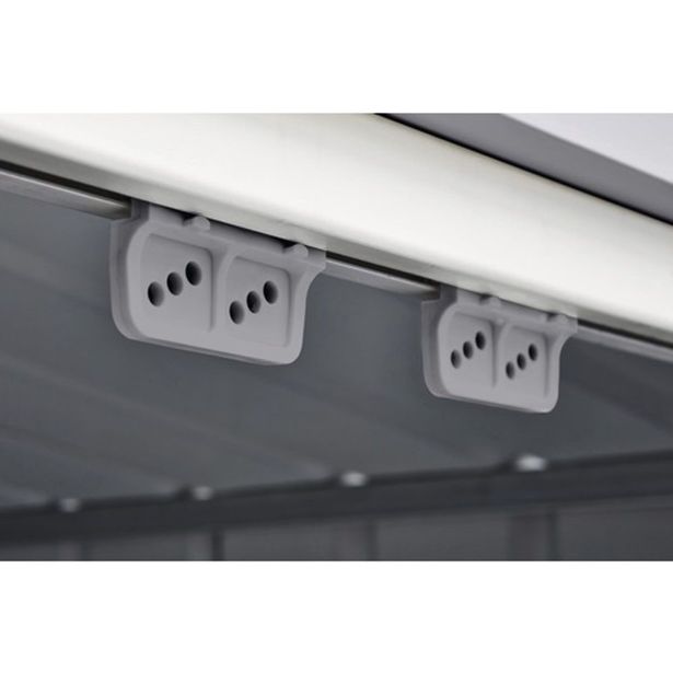 KOVINSKA VRTNA HIŠKA GLOBEL DREAM 1010 SREBRNA Š296 X G300 X V203 CM