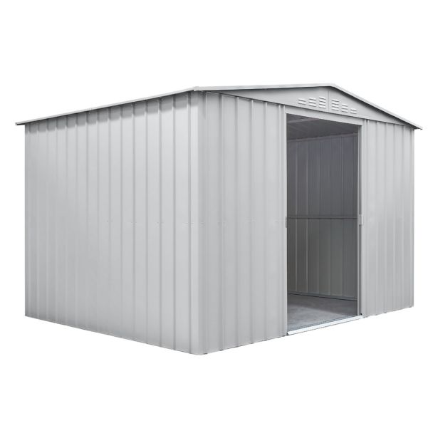 KOVINSKA VRTNA HIŠKA GLOBEL DREAM 108 SREBRNA Š296 X G238 X V203 CM