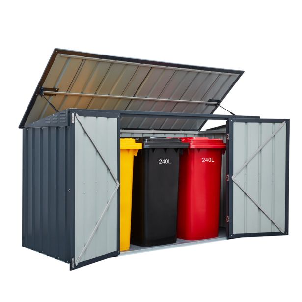 KOVINSKA VRTNA HIŠKA GLOBEL EASY ZA 3-4 SMETNJAKE Š233 X G96 X V131.6 CM