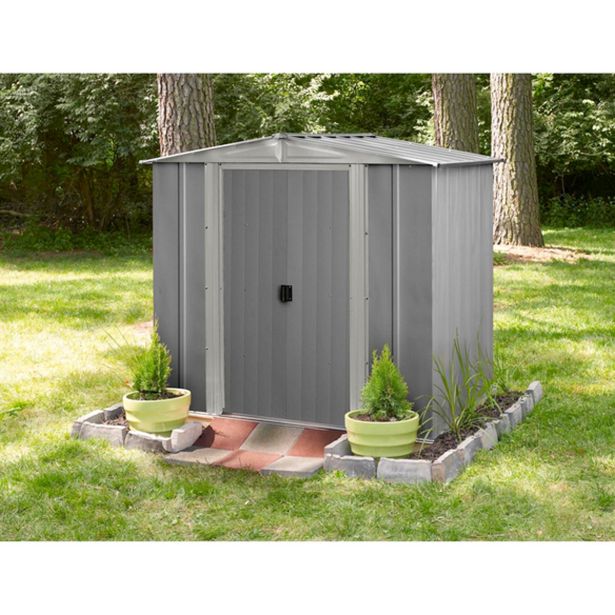 KOVINSKA VRTNA HIŠKA PERGART DÜSSELDORF EN65G GRAFIT Š194 X D151 X V172 CM