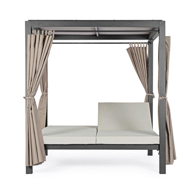 KOVINSKI LEŽALNIK BIZZOTTO DREAM CHARCOAL DAYBED ANTRACIT