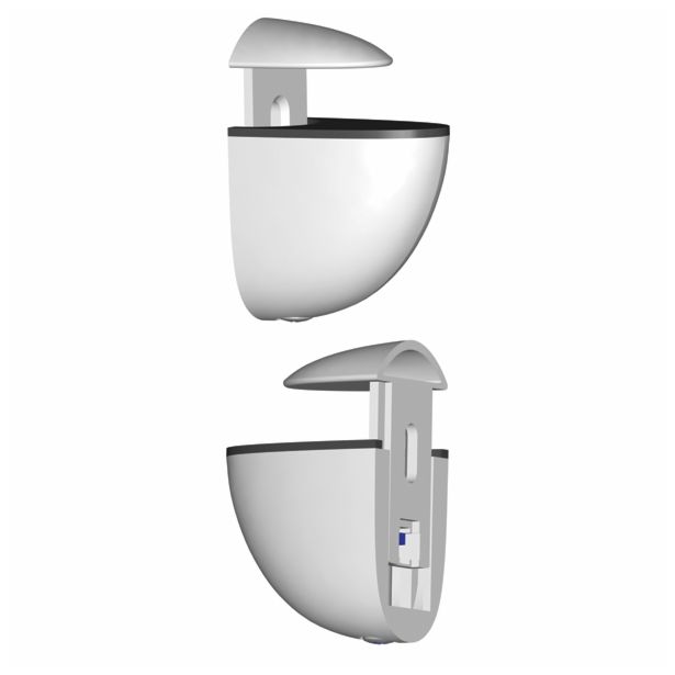 KOVINSKI NOSILEC POLICE WALTECO CLIP MINI, 4-22 MM BEL PAR=2 KOS