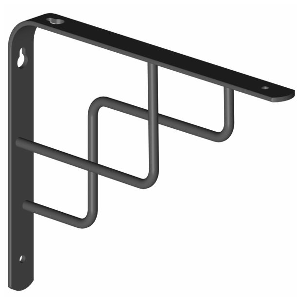 KOVINSKI NOSILEC POLICE WALTECO ROXY 230X180, 30 KG ČRN