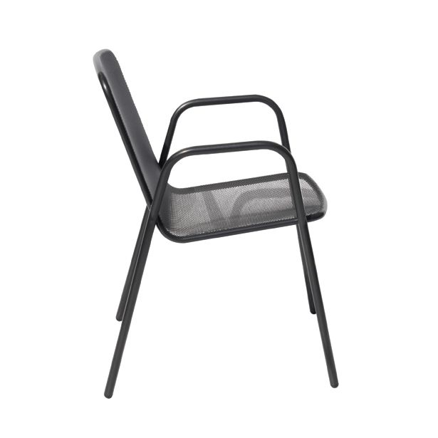 KOVINSKI STOL MFG FREIZEITMÖBEL MEC-FREDO NAKLADALEN, ANTRACIT