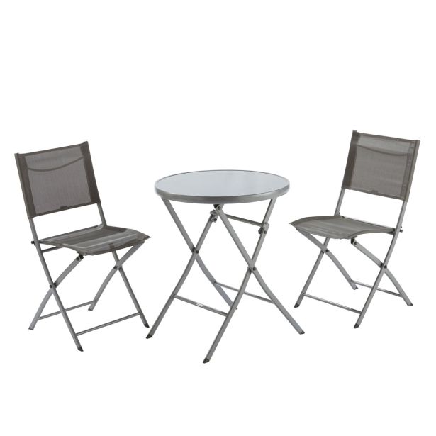 KOVINSKI STOL NATERIAL EMYS TEKSTIL T. SIV ZLOŽLJIV