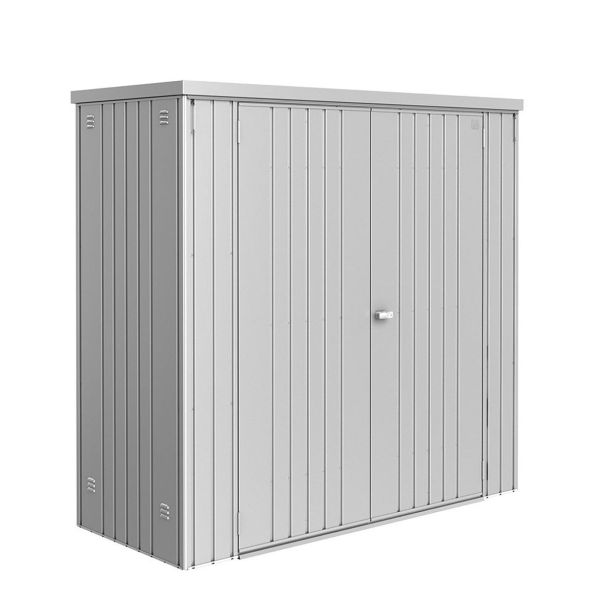 KOVINSKI ZABOJ BIOHORT 191X83X182.5 OMARA ZA ORODJE KOVINSKO SREBRNA