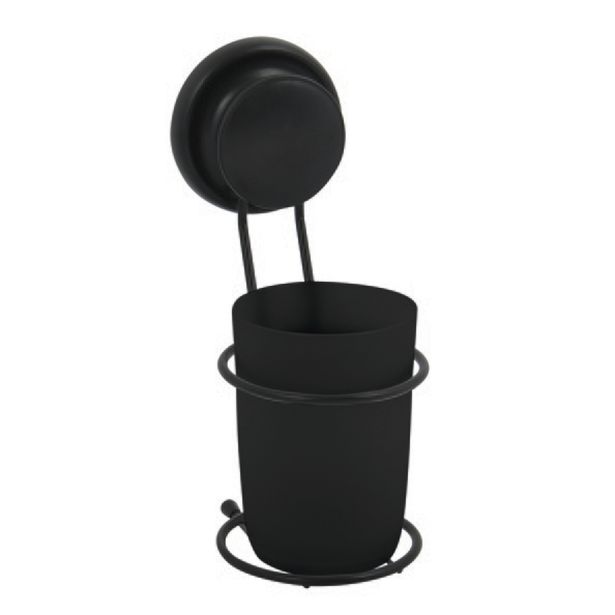 MSV KOZAREC NA VAKUUM 8 X 11.5 X 19.5 CM KROM PP, ČRNA MEGA VENTOUSES