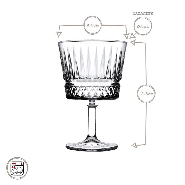 KOZAREC ZA DRUGE PIJAČE PASABACHE 260 ML ELYSIA KELIH 4/1 COCKTAIL