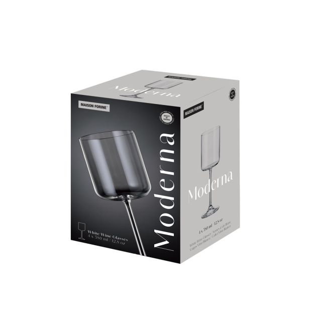KOZAREC ZA VINO MAISON FORINE 380 ML MODERNA 4/1 ZA BELO VINO
