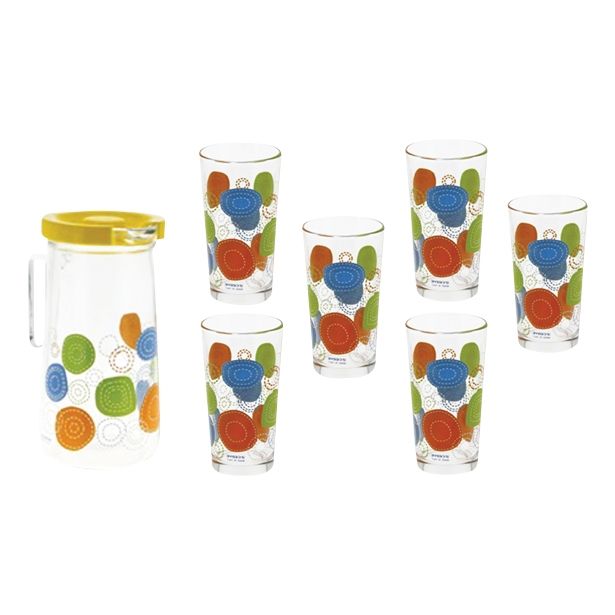 KOZAREC ZA VODO/SOK 7/1; 6 KOZARCEV IN VRČ FRIDA