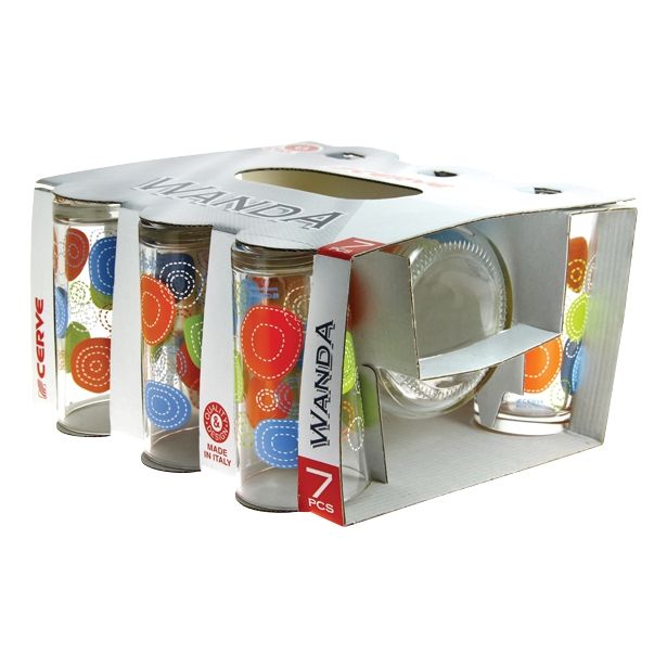 KOZAREC ZA VODO/SOK 7/1; 6 KOZARCEV IN VRČ FRIDA