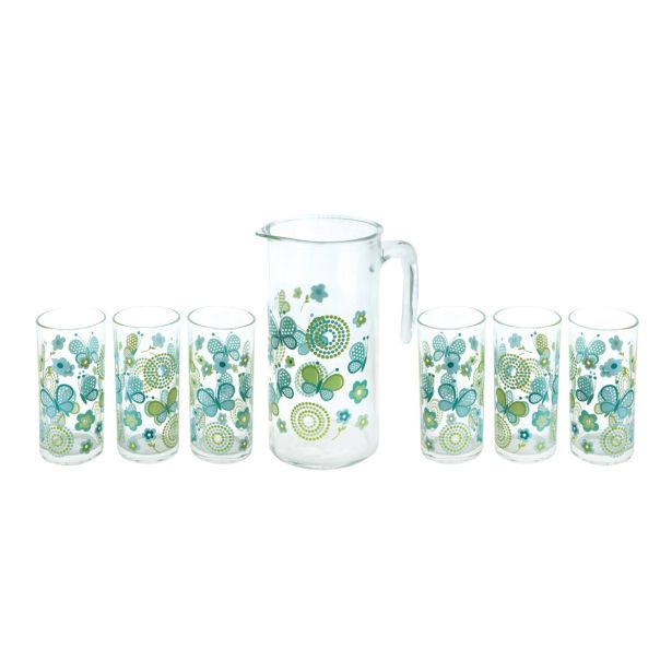 KOZAREC ZA VODO/SOK ALPEKS 7/1 6 KOZARCEV IN VRČ METULJČKI