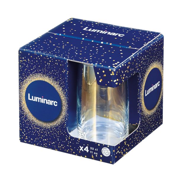 KOZAREC ZA VODO/SOK LUMINARC 35 CL, VISOKI, SHINY GOLD 4/1