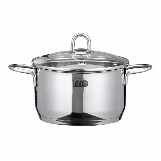 KOZICA ELO 14 CM PLITVA RUBIN S STEKL.POKROVOM