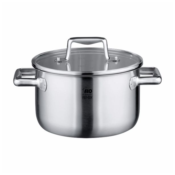 KOZICA ELO 16 CM GLOBOKA PREMIUM S STEKLENIM POKROVOM