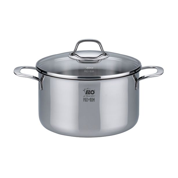 KOZICA ELO 24 CM GLOBOKA SILICANO+ S STEKLENIM POKROVOM