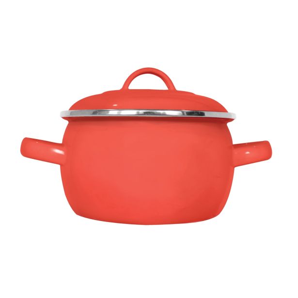 LONEC / KOZICA ENAMELIE KOZICA 1.46 L 16 CM ZOJA S POKROVOM