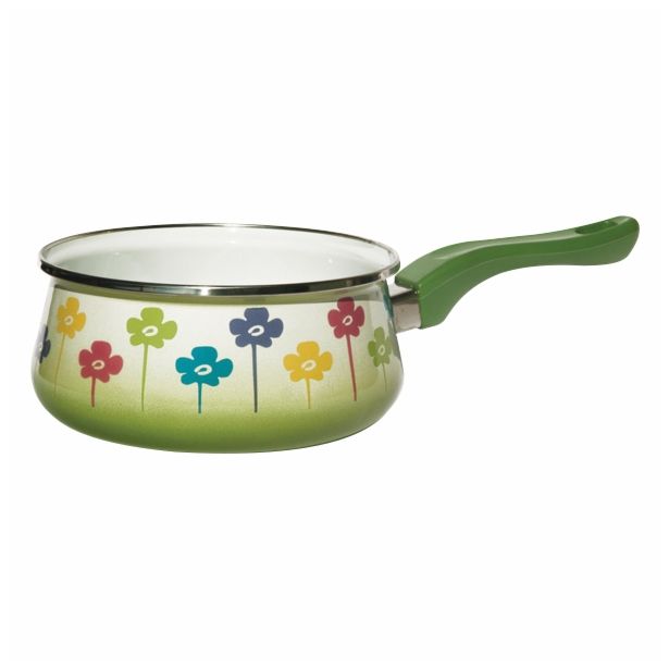 KOZICA METALAC 16 CM 1.85 L ROŽICA Z DOLGIM ROČAJEM