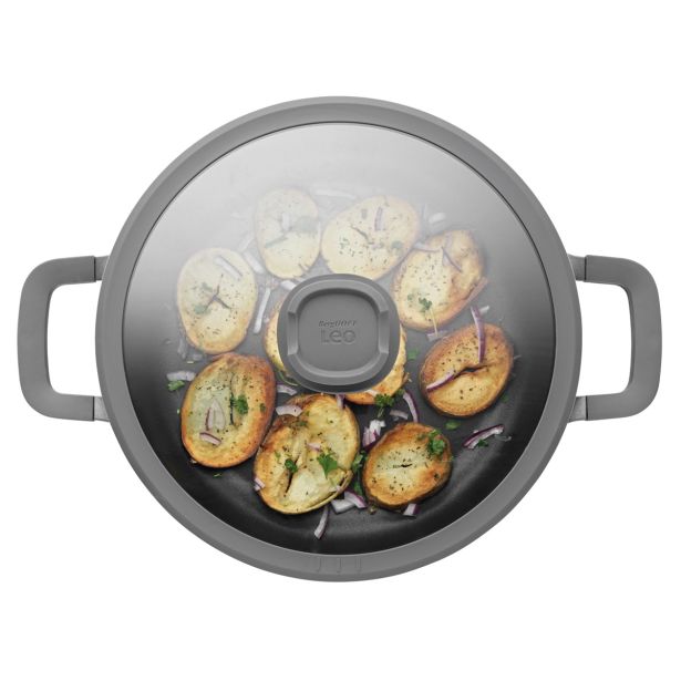 LONEC / KOZICA BERGHOFF KOZICA NIZKA 28CM STEKLEN POKROV LEO STONE