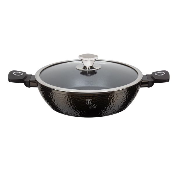 PLITVA KOZICA S STEKLENIM POKROVOM  3.8 L, 28 CM, PRIMAL GLOSS COLLECTION