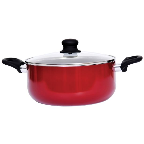 LONEC / KOZICA SVENS' KOZICA 24 CM ALEKSA+ Z DVEMA ROČEMA STEK. POKR.