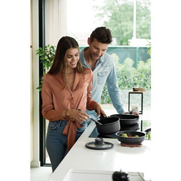 LONEC / KOZICA BERGHOFF KOZICA VISOKA 24 CM STEKLEN POKROV LEO STONE