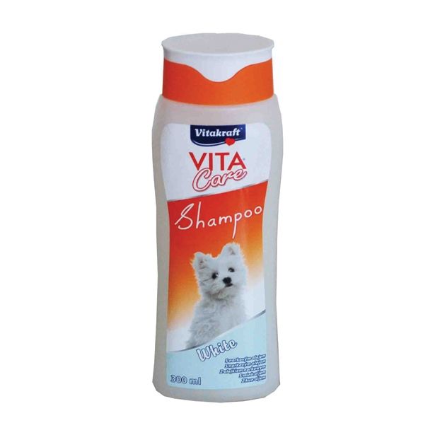 KOZMETIKA ZA PSA VITAKRAFT ŠAMPON BELI ZA PSE S SVET. DLAKO, 300 ML