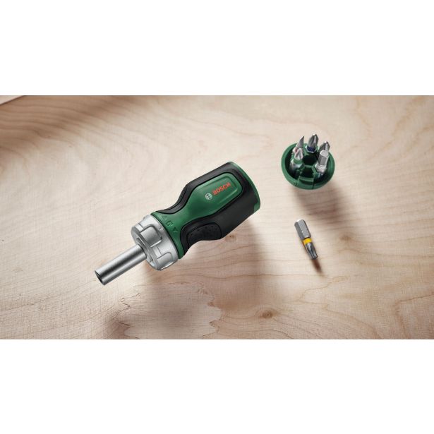 KRATEK IZVIJAČ Z RAGLJO S 6 NASTAVKI BOSCH ZA DOMAČE MOJSTRE