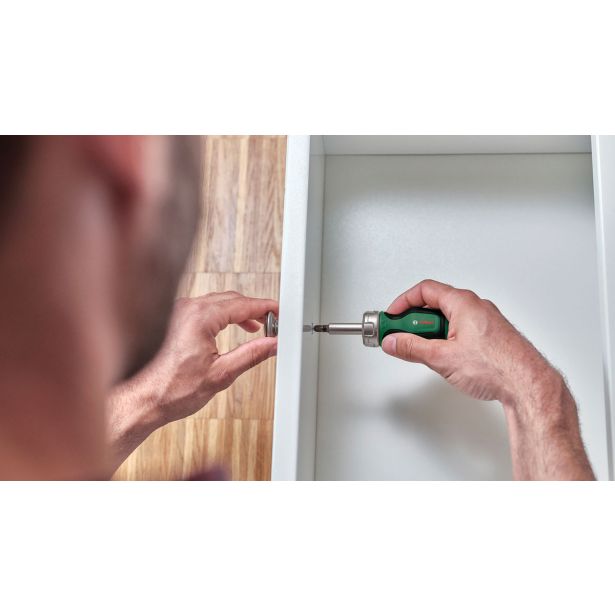 KRATEK IZVIJAČ Z RAGLJO S 6 NASTAVKI BOSCH ZA DOMAČE MOJSTRE