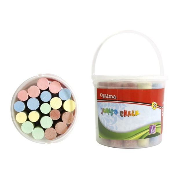 KREDE, VOŠČENKE, OGLJE OPTIMA BARVNE KREDE V LONČKU 20/1