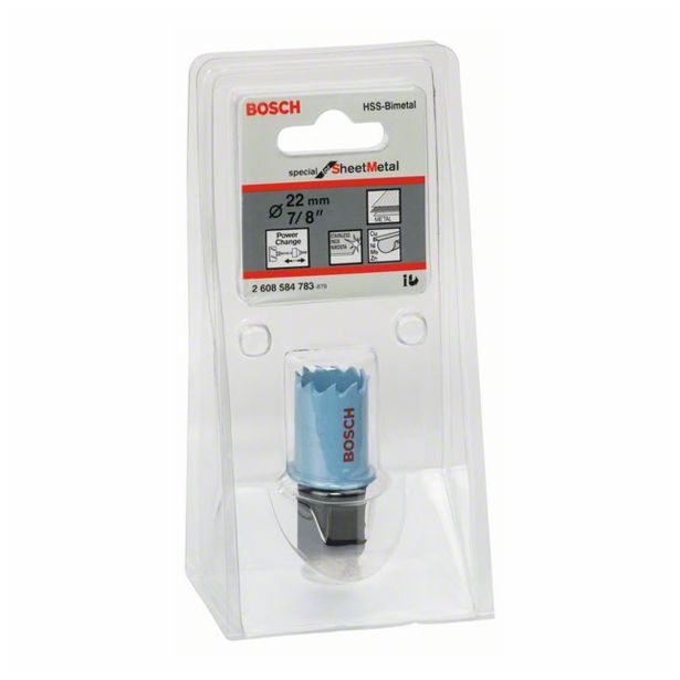 KRONA ZA KOVINO BOSCH 22 MM HSS BI-METAL HITRA SKLOPKA CLICK