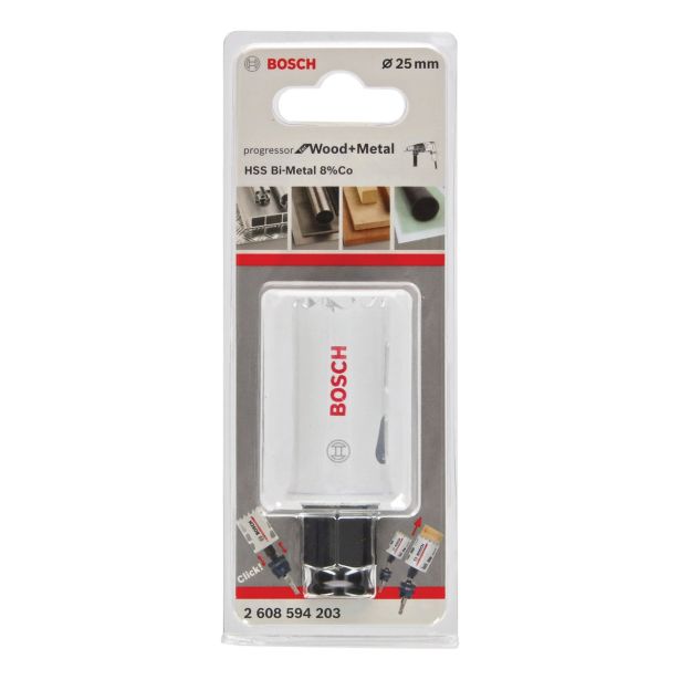 KRONA ZA KOVINO BOSCH 25 MM PROGRESSOR LES IN KOVINA