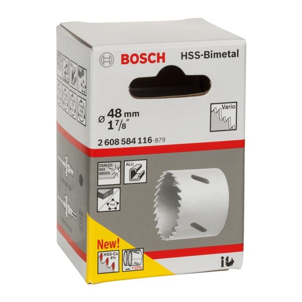 KRONA ZA KOVINO BOSCH 48 MM HSS BI-METAL ZA STANDARDNI ADAPTER